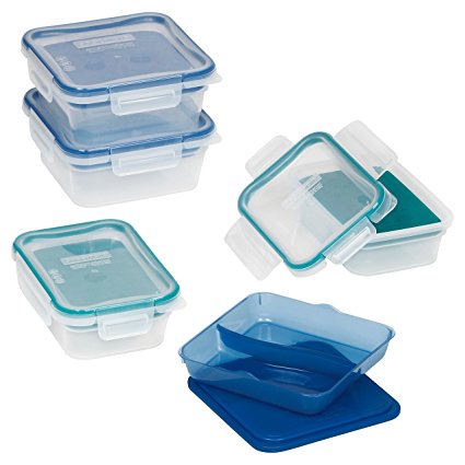 Snapware 14 Piece Total Solution Plastic Set, Clear