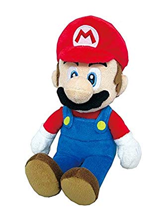 Little Buddy Super Mario All Star Collection 1414 Mario Stuffed Plush, 9.5"
