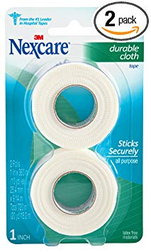 Nexcare Durable Cloth First Aid Tape Dispenser, 3/4 Inch x 6 Yard, From the #1 Leader in U.S. Hospital Tapes