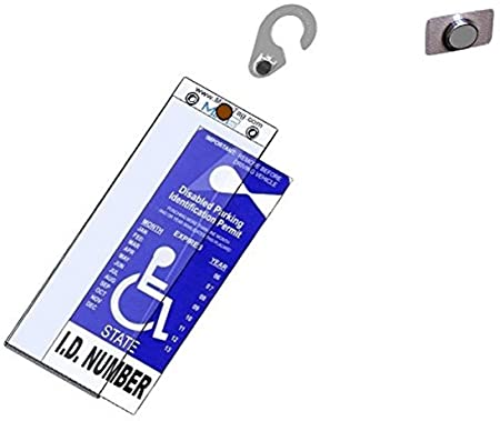 MirorTag Gold Holder   Storage Magnet from JL Safety- Handicapped Parking Placard Holder & Protector