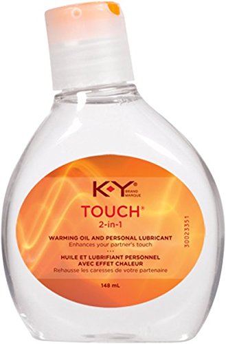 K-Y Touch 2-In-1, Warming Oil Lube and Personal Lubricant, 148 ml