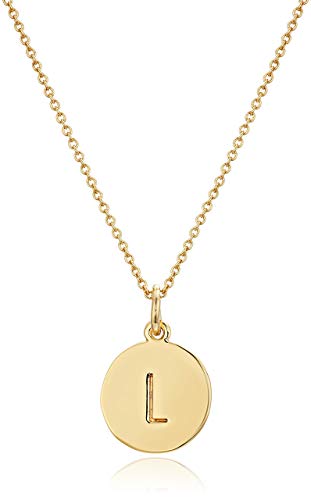 kate spade new york Gold-Tone Alphabet Pendant Necklace, 18"