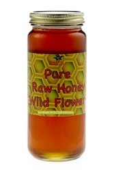 Raw Wildflower Honey 16 oz