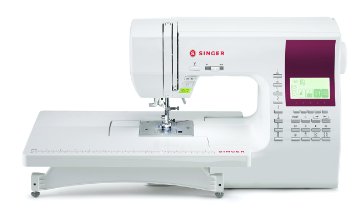 SINGER 8060 600-Stitch Computerized Sewing Machine with Extension Table, Bonus Accessories and Hard Cover