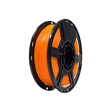 Flashforge PLA 1.75mm 3D Printer Filaments 0.5kg Spool-Dimensional Accuracy  /- 0.05mm for Finder and Adventurer 3 (Orange)