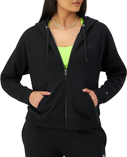 Champion Women's Full-zip Hoodie, Powerblend, Fleece Sweatshirt, Hoodie Sweatshirt for Women (Plus Size Available)