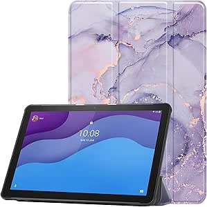 Famavala Shell Case Cover for 10.1-Inch Tablet [11th Generation, 2021 Release] not fit for Digland T10 Tablet (MarblePurple)