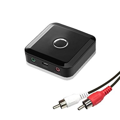 Bluetooth Transmitter for TV AUDIO PC IPOD MP4 /pair with 2 bt headsets speaker .Bluetooth receiver for Car stereo home speaker/ pair with 2 phone.RCA or 3.5MM input jack .CSR chip inside-tx11