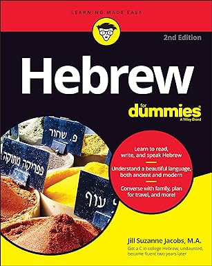 Hebrew For Dummies (For Dummies (Language & Literature))