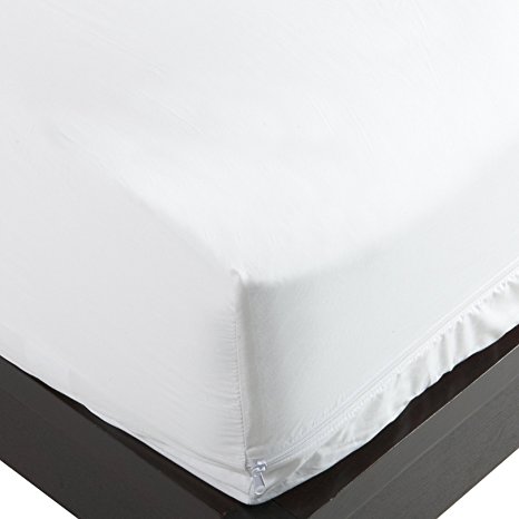 Allersoft 100-Percent Cotton Bed Bug, Dust Mite & Allergy Control Mattress Protector, Full 12-inch
