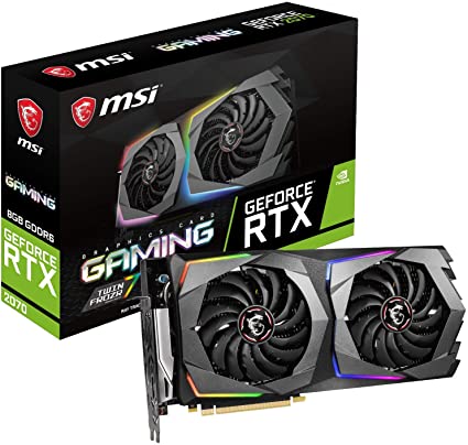 MSI GeForce RTX 2070 8GB GAMING Boost Graphics Card