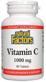 Natural Factors - Vitamin C 1000mg, With Bioflavinoids & Rosehips, 90 Tablets