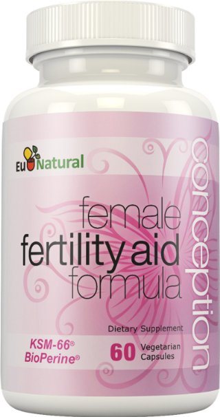 Conception Fertility Aid 60 Vegetarian Capsules Extra Strength Formula for Boosting Female Fertility Health
