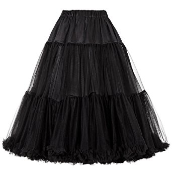 Belle PoqueWomen Luxury 50s Petticoat Tutu Half Slip Crinoline Underskirt