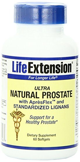 Life Extension Ultra Natural Prostate with ApresFlex & Lignans (60 Softgels)