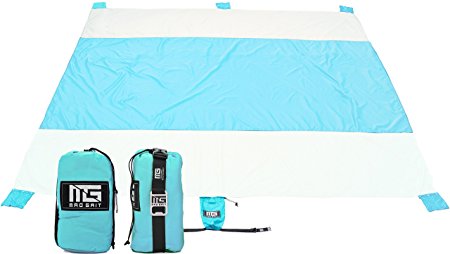 Best Deal! HUGE Sand Proof Quick Drying Travel Family Beach Blanket X Large 9 x 10