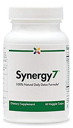 Stop Aging Now - Synergy7® Daily Detox with Glutathione (SY7WPT) - Daily Detox Formula with Seven Active Ingredients for Maximum Effectiveness - 60 Veggie Caps