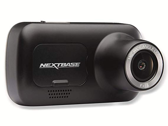 Nextbase 222 Dash Cam 2.5" HD 1080p Wireless Compact Car Dashboard Camera, Intellegent Parking Mode, Loop Recording, Black