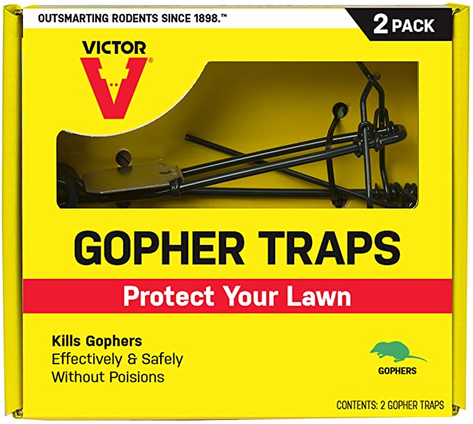 Victor M9013 Gopher 2 Traps, Black