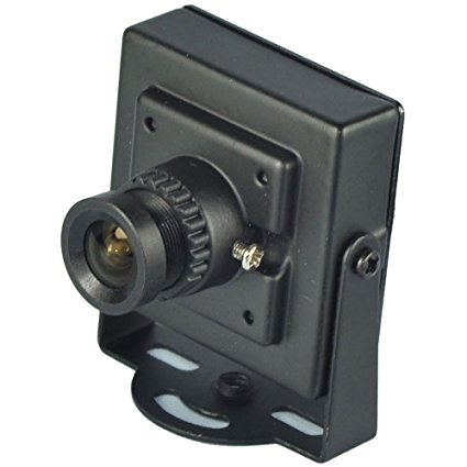 BlueFishCam Wide Angle Lens 2.1mm Mini CCTV Camera SONY Color EFFIO-E CCD 700TVL Pinhole Camera Spy Camera Surveillance With Free Power Supply