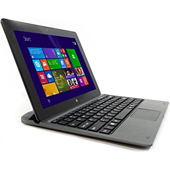 NuVision 10.1" Atom Z3735F 1.33GHz 2GB 32GB Tablet PC w/Keyboard - TM101W535 (Certified Refurbished)