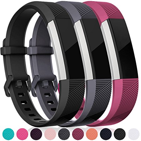 For Fitbit Alta HR and Alta Bands, Maledan Replacement Accessories Wristbands for Fitbit Alta and Alta HR, Large Small