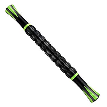 Black Massage Stick Roller Self Myofascial Release Recovery. Trigger Point Relief Tool for Muscle Pain Fascia Soreness, Cramping, Upper, Lower Back Tightness. Ideal for Athletes, Women, Men