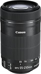 Canon 8546B005 Objectif EF-S 55-250mm f/4-5,6 is STM Noir