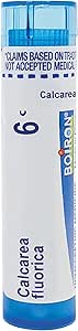 Boiron Calcarea Fluorica 6C, Homeopathic Medicine for Sprains, 80 Pellets