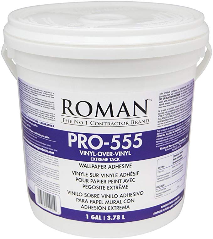 Roman 011901 PRO-555 1 gal Extreme Tack Wallpaper Adhesive
