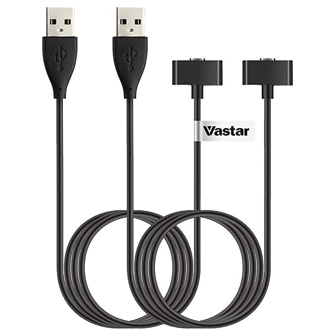 Vastar 2 Packs Fitbit Ionic Charger Charging Cable (3.3ft), Replacement USB Charger Cable for Charging Fitbit Ionic Smartwatch (Fitbit Ionic Charger)