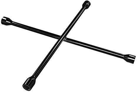 Performance Tool W1 20" SAE/Metric 4 Way Lug Wrench (Black)