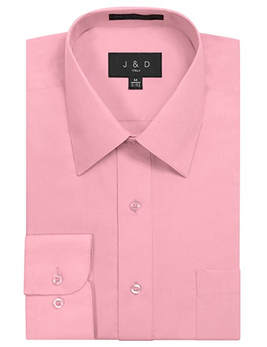 JD Apparel Men's Regular Fit Dress Shirts