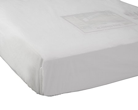 Abstract Fitted Plastic Mattress Cover for Portable Crib (24x38)