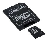 Kingston 8 GB microSDHC Class 4 Flash Memory Card SDC48GBET