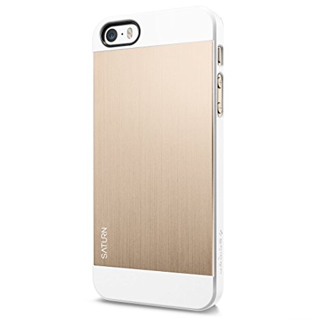 iPhone 5S Case, Spigen Saturn for iPhone 5S/S - Champagne Gold (SGP10570)