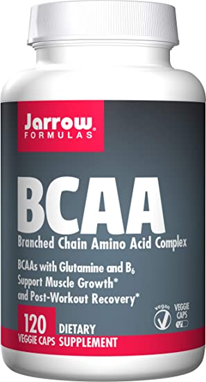 Jarrow Formulas BCAA Branched Chain Amino Acid Complex, Promotes Sports Nutrition and Post-Workout Recovery*, 120 Caps