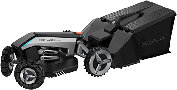 EcoFlow Blade Robotic Lawn Mower with Sweeping Kit Wire-Free Boundaries, Auto-Route Planning with GPS, RTK Smart Obstacle Avoidance, Water-Resistant Anti-Theft Auto Lock for Yards up to 0.7 Acres