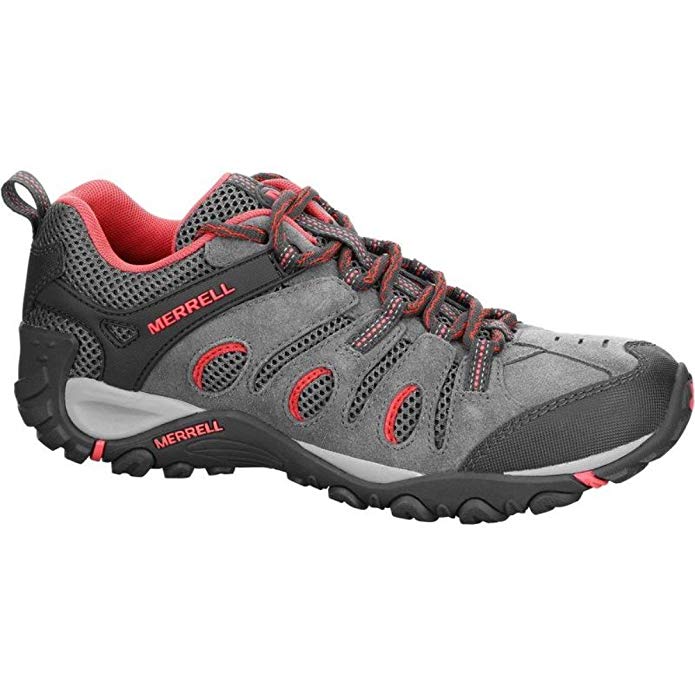 Merrell Women's Crosslander Vent Castlerock 6 M US Grey/Red