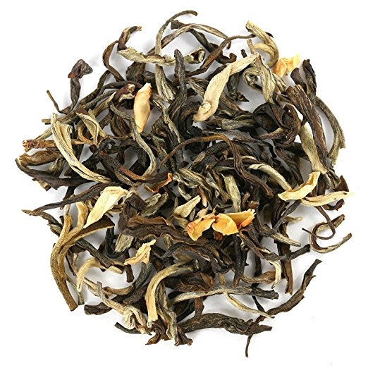 Jasmine Green Tips (Da Bai Hao) Premium Loose Leaf Green Tea - Chiswick Tea Co - 100g Tin