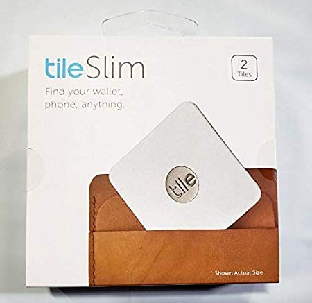 Tile Slim Item Tracker 2 Pack White