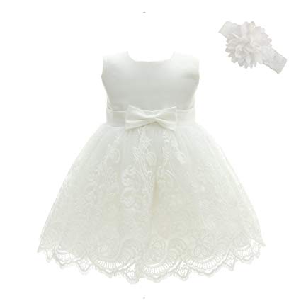 Moon Kitty Baby Girls Embroideries Baptism Dresses Christening Special Occasions Gown for Baby Girl