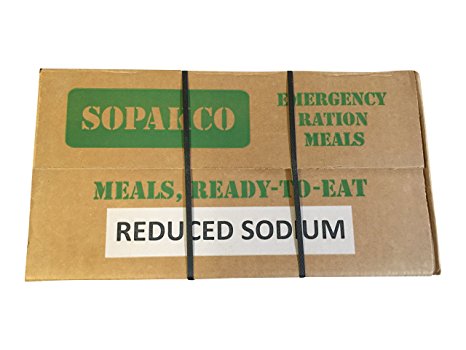 Sopakco MRE Meals Ready To Eat Case Pack of 14 For Survival And Emergency Green Box