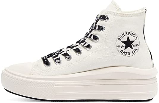 Converse Women's CTAS Lift Hi Black/White Sneaker