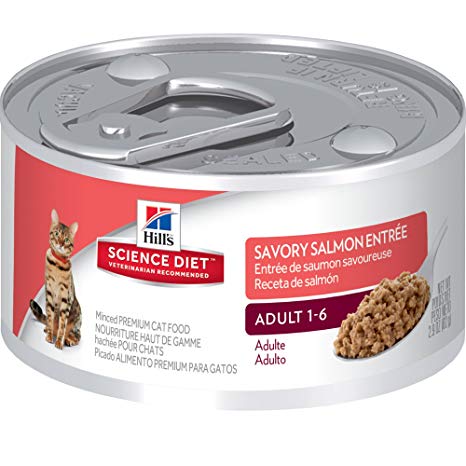 Hill's Science Diet Adult Savory Salmon Entree Canned Cat Food