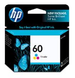 HP 60 Tri-color Original Ink Cartridge CC643WN