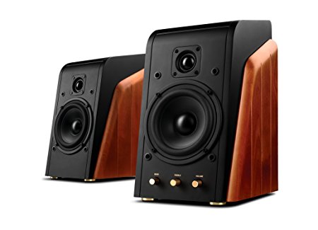 Swans - M200MKIII - Powered 2.0 Bookshelf Speakers - HiFi speakers, Clear and Treble - Wooden Cabinet - CES Award Winner - Highly Detailed Playback of Voacals