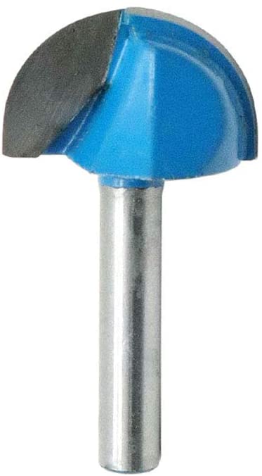 Rannb Round Nose Cove Box Router Bit 1" Cutting Dia 1/4" Shank for Carpenter Woodworking