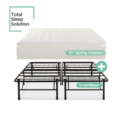 Night Therapy 10 Pillow Top Pocketed Spring Mattress Complete Set - King