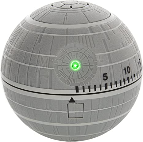 Funko SW00697 Star Wars Kitchen Timer: Death Star, Grey, 10x9x10 cm